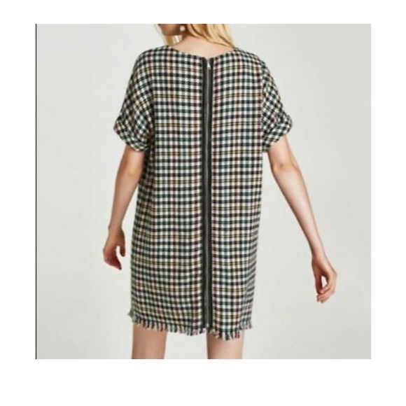 ⭐Zara Trafaluc Collection Colorful Houndstooth Dress 6⭐ - Picture 4 of 14